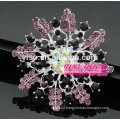 snowflake flower crystal starburst flower brooch